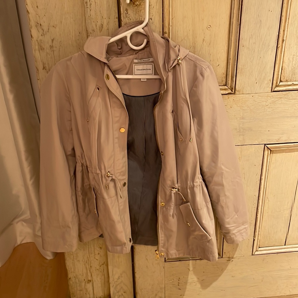 NWOT Charter Club Raincoat